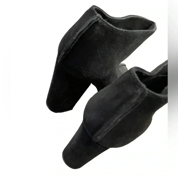 Acne Black Suede Ankle Boots Size  36/6 - Picture 3 of 11